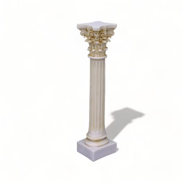 Corinthian Column Statue Greek Architecture Decor Art Object