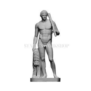 Hercules Sculpture Greek Mythology Statue Exact Museum Copy