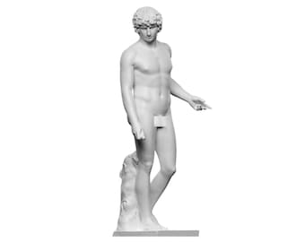Antinous Sculpture Greek Mythology Statue Exact Museum Copy