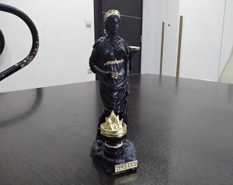 Hestia Goddess Black Statue