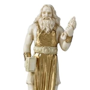 Hephaistos Mini Figur Statue Griechischer Gott der Feuerskulptur