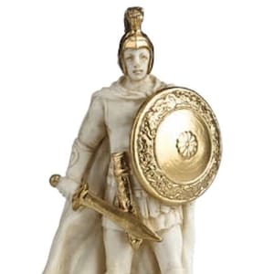 Ares Mini Figurine Statue Greek God of War Sculpture