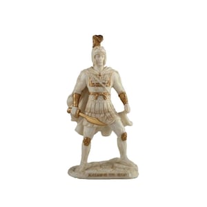 Alexander The Great Statue King of Macedonian Patina Color
