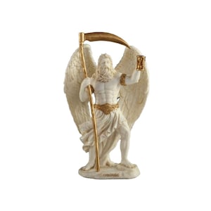 Chronos Greek God of Time Statue Patina Color