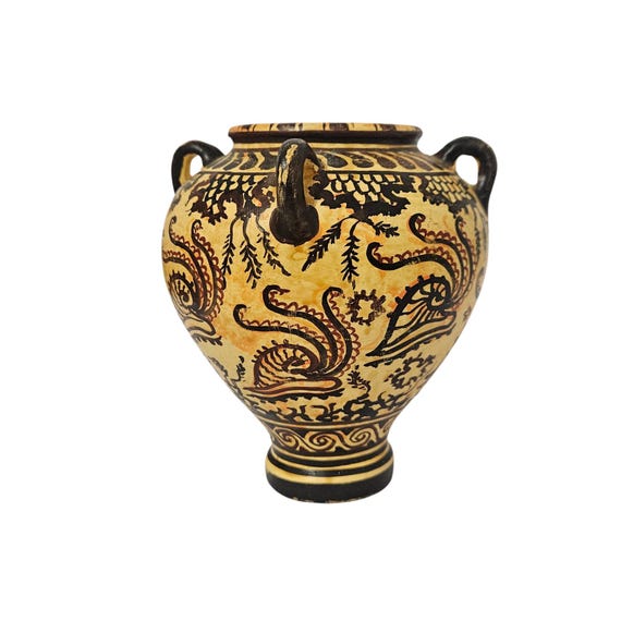 ミケーネ文明 陶器のピトス容器とイカのアンフォラ 古代ギリシャ