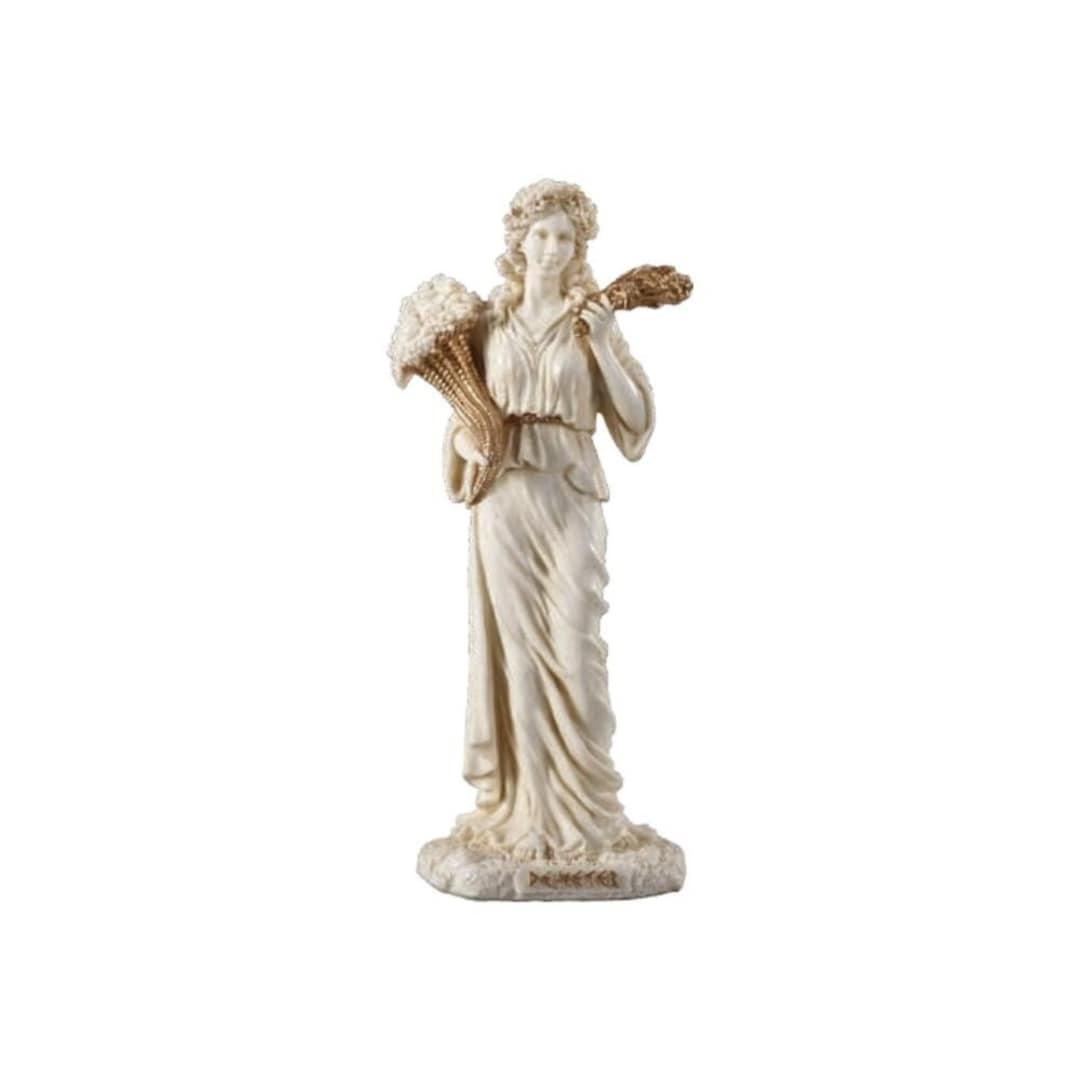 Demeter Statue Greek Goddess of the Harvest Patina Color - Etsy