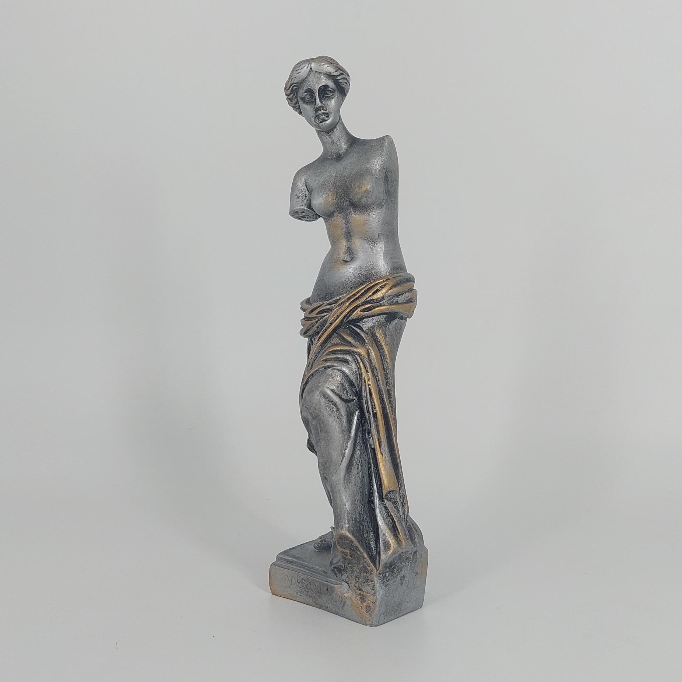 ミロのヴィーナス彫刻ギリシャ神話彫像博物館レプリカ銀色 - Etsy 日本