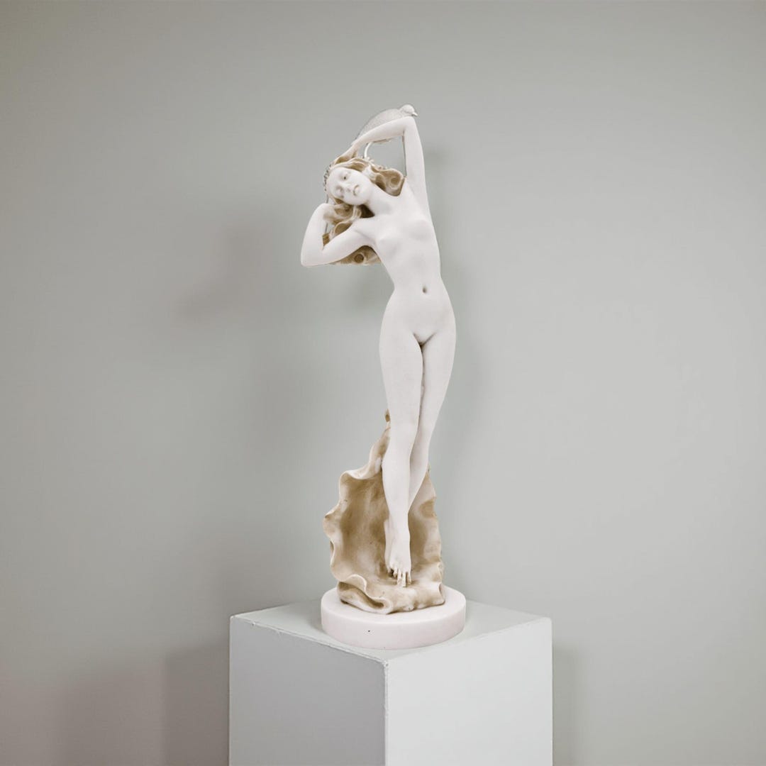 Aphrodite Statue Goddess of Beauty Greek Sculpture Alabaster Museum ...