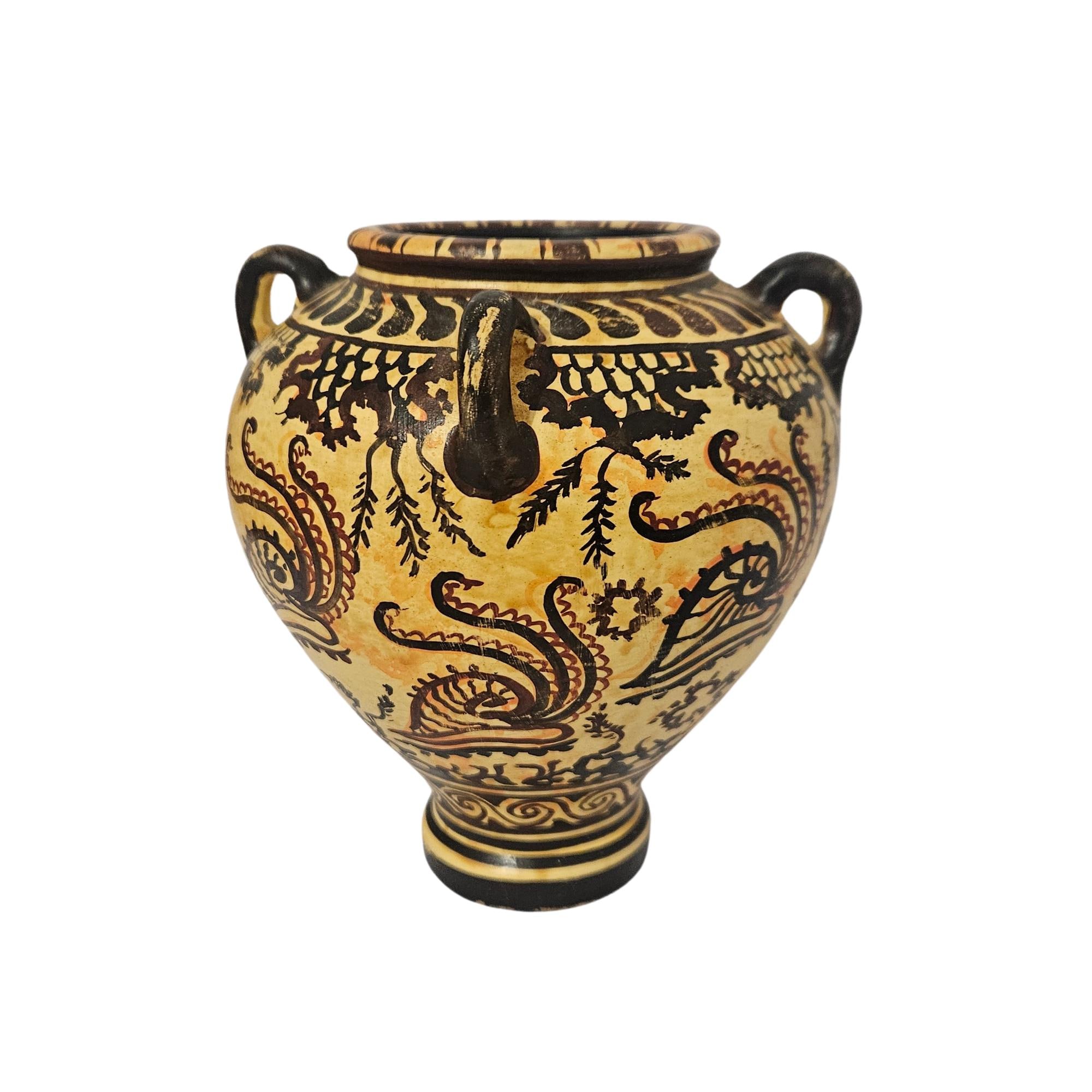 ミケーネ文明 陶器のピトス容器とイカのアンフォラ 古代ギリシャ