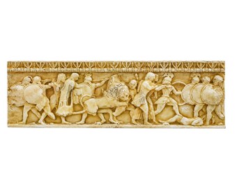 Siphnian Treasury Relief in Plaster Greek Gigantomachy Frieze Sculpture