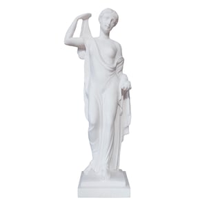 Hera Juno Statue Greek Roman Goddess of Marriage & Family Marble Sculpture 10.20in