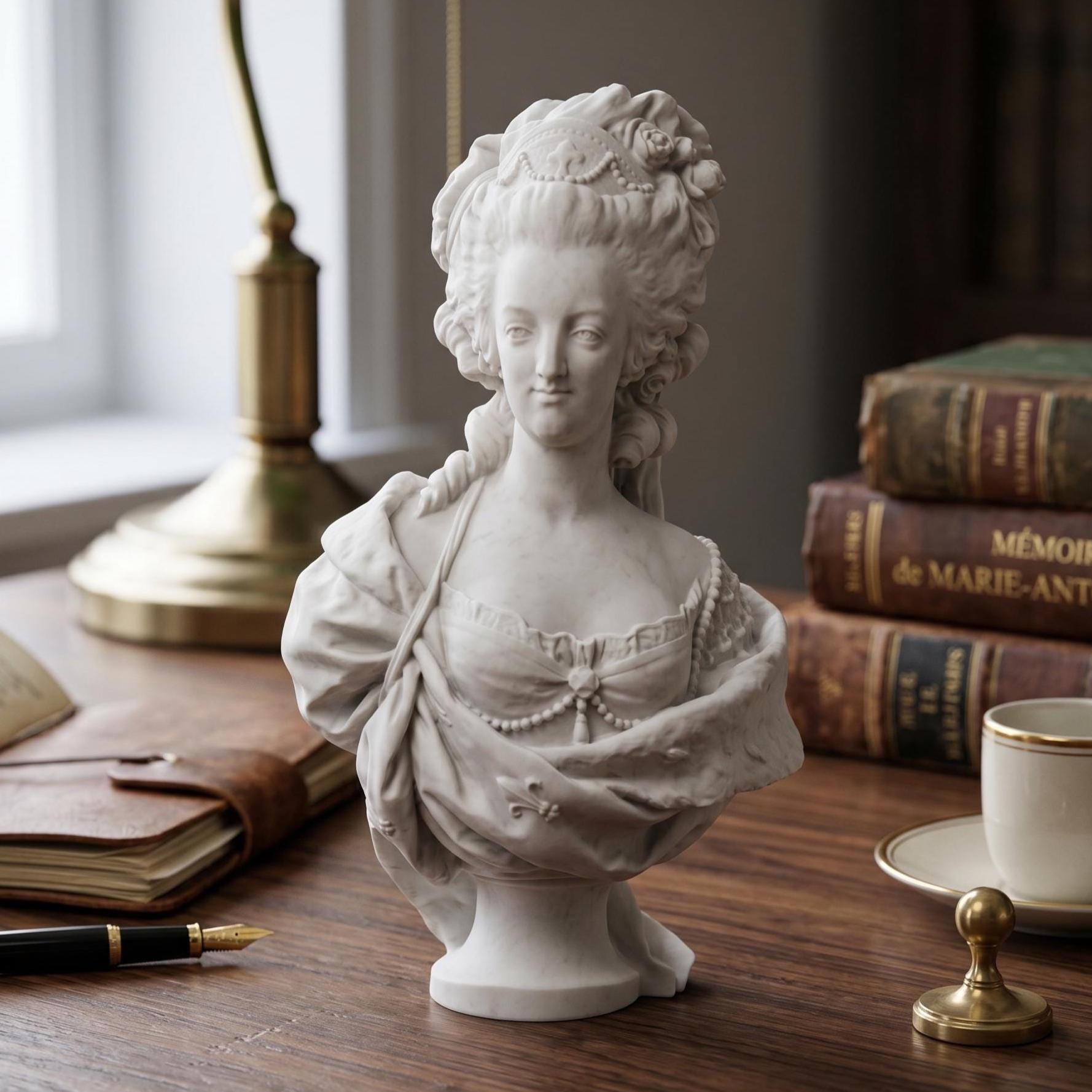Marie Antoinette Portrait Bust Statue Queen of France Exact
