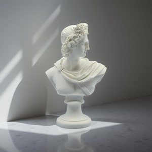 Apollo Belvedere God Statue Bust 8 inches