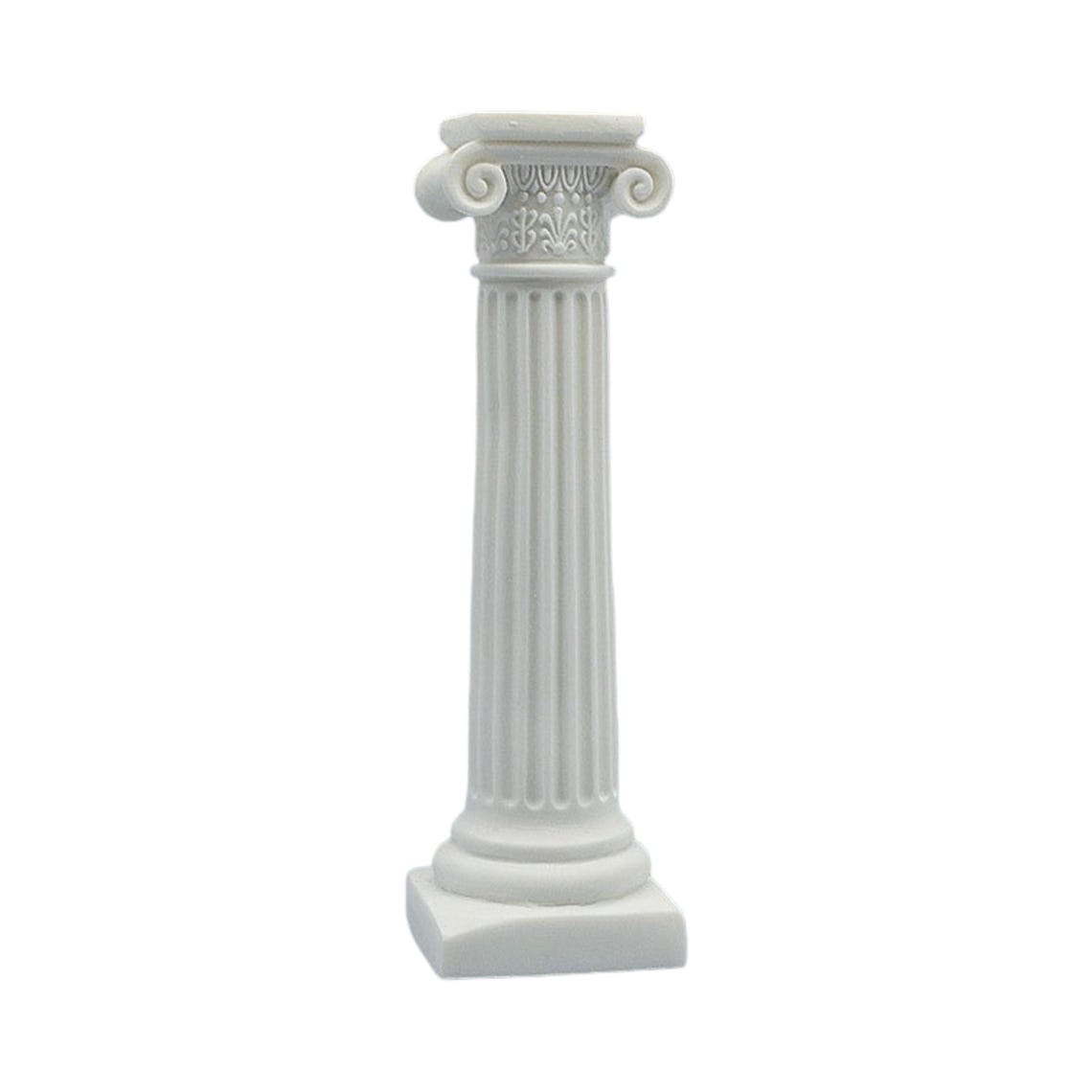 Miniature Column Greek Ionic Column Miniature Alabaster Pillar Replica Ancient ...