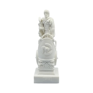 Ares God Of War Statue Greek Roman Alabaster Sculpture Ancient Mythology Figurine 16.50cm