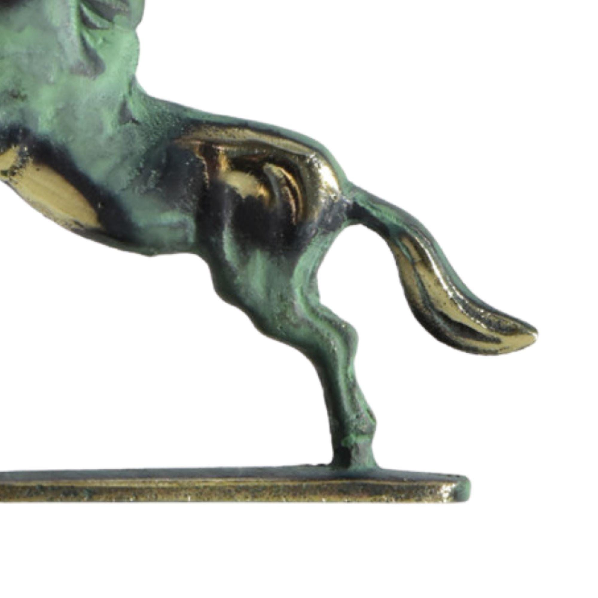 走る馬の像 ブロンズ製 彫刻 13 cm - Etsy 日本