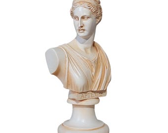 アルテミス・ディアナ女神像 胸像 古代ギリシャ・ローマ神話 15 cm