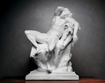 Musée de la Glyptothèque de sculptures en marbre du faune Barberini