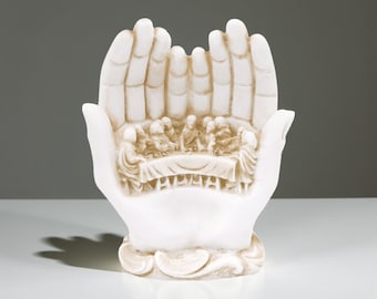 最後の晩餐の浅浮彫彫刻 - レオナルド・ダ・ヴィンチの鋳石壁画 - Etsy