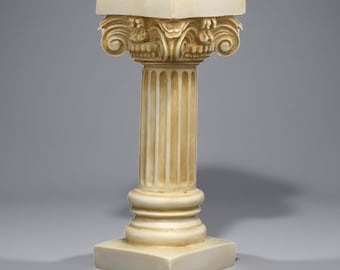 ギリシャの柱 ドーリア式 パルテノン神殿 柱 建築装飾 彫刻 9.84インチ