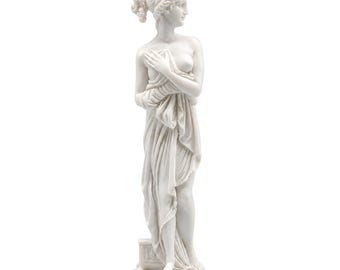 Proserpina Statue Alabaster Ancient Greece Roman Mythology Sculpture Figurine Nude Persephone Goddess