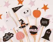 Printable Halloween topper, Halloween cake topper, Halloween party, Halloween birthday,  Spooky one, Pink ghost, Topper template, Two spooky
