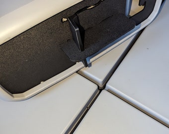 Topes deslizantes, paquete de dos (2), Sea-Doo Switch Pontoon Lounge Seat, reposabrazos, travesaño horizontal antideslizante