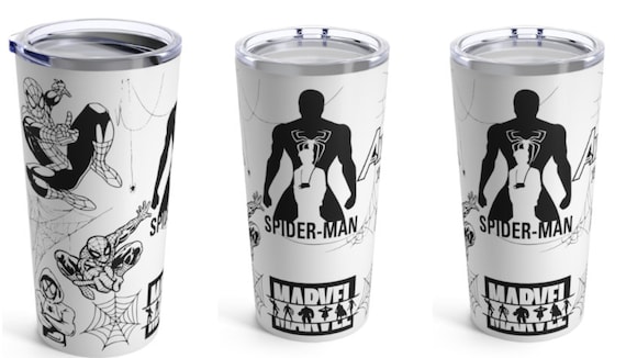 Marvel Spiderman Tumbler Full Wrap 20 - 40oz PNG - Etsy