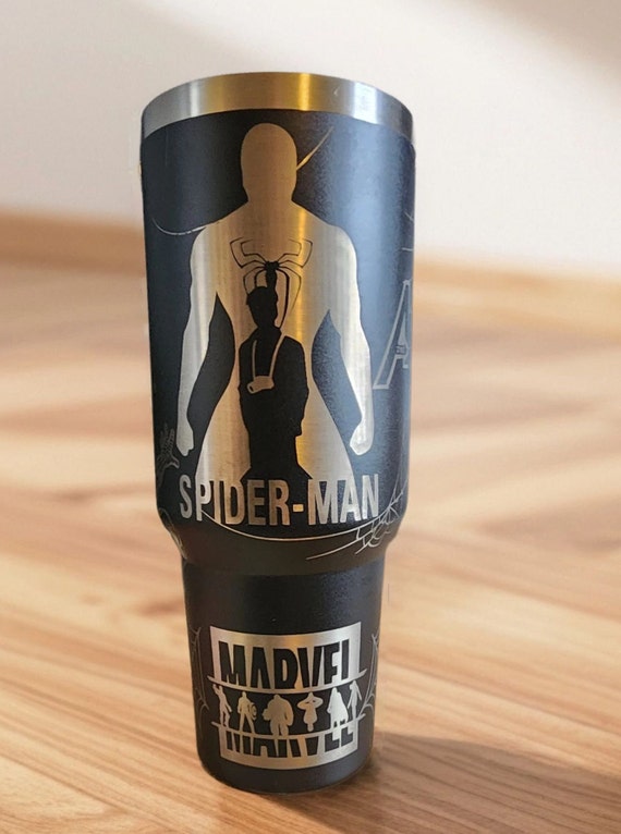 Marvel Spiderman Tumbler Full Wrap 20 - 40oz PNG - Etsy