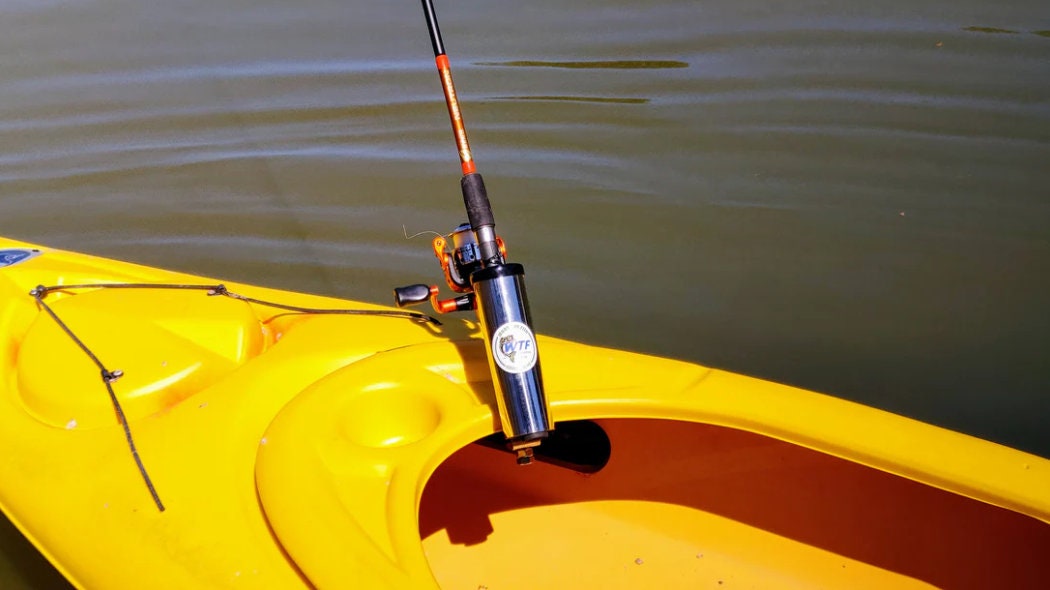 Cergrey Plastic Canoeing Kayak Fishing Pole Winder Rod Holder