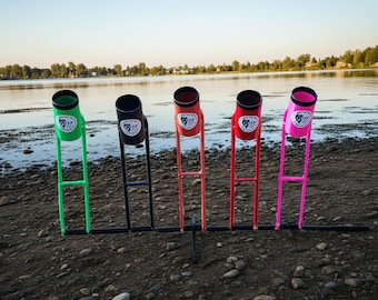 2 Piece Heavy Duty Steel Fishing Rod Holder, Bank Fishing - Etsy