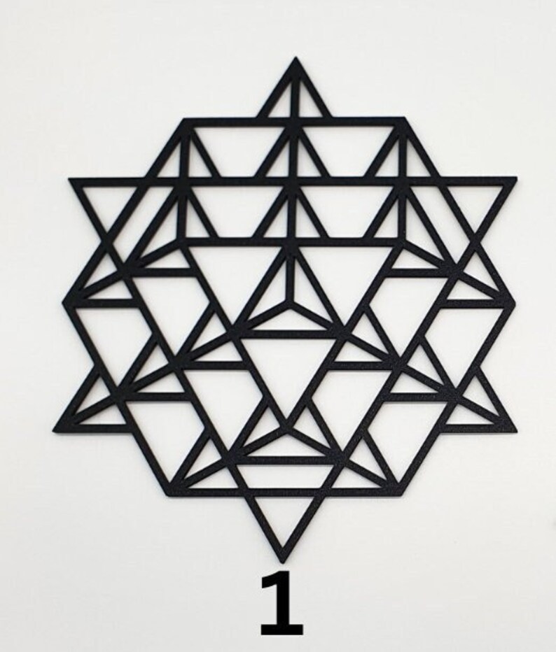 Star Tetrahedron, Pyramid Tetrahedron 3D Print PLA 24cmx21cm 3mm Thick ...
