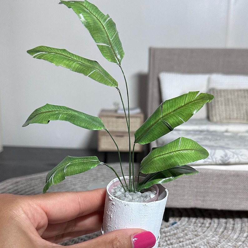 Dollhouse Printables 1:6 Miniature Paper Plants (digital download) image 6