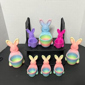 Easter Bunny Egg Holder, Color bowl Sold in sets of 2 or 4 Color Choice and Bulk
