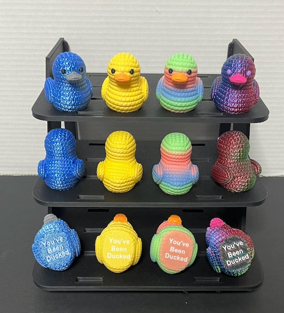 Personalized Cruise Ship Ducks. Jeep Ducks. Knitted Design 3d Printed. Not soft. Sets of 10 or 12