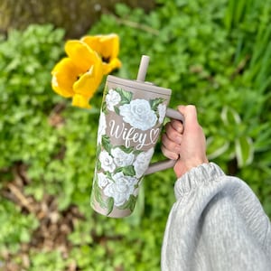 CUSTOM- BRUMATE ERA 30oz Hand Painted Floral Tumbler