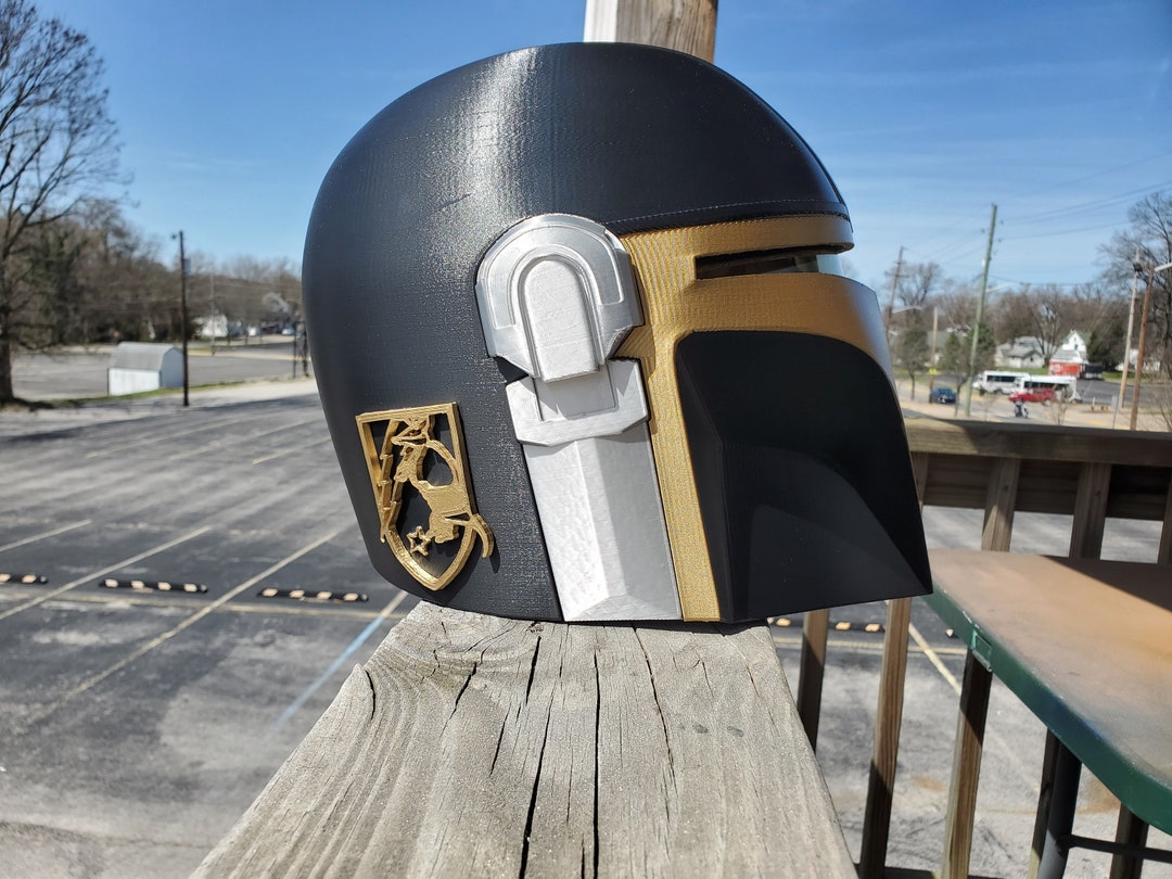 Custom Mandalorian Helmet With Decals & Trim Choice From 10 Metallic Visors Memory Foam Liner Etsy