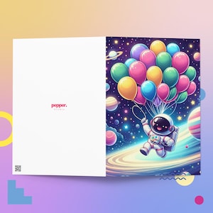 Space Explorer Adventure Greeting - Inspirerende dromen voor afstudeerders en nieuwe reizen - Kosmische wenskaart