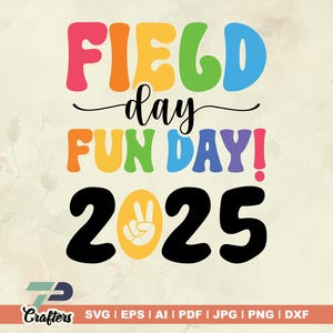 Dia do Campo e Dia da Diversão, Dia do Campo 2025, Manuscrito para Crianças, Dia do Campo Escolar, Presente para o Dia do Campo, Design de Camisetas, Download Instantâneo