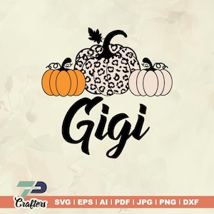 Gigi SVG File, Grandma SVG Cut File, Cricut Grandma SVG, Handmade design, Digital Download