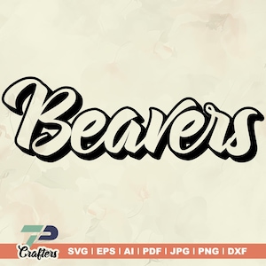 Beavers svg, camisetas com o espírito escolar svg, mascote da escola Beavers svg, time da escola svg, camiseta do Beavers svg, Beavers png, vinil, arquivo de corte.