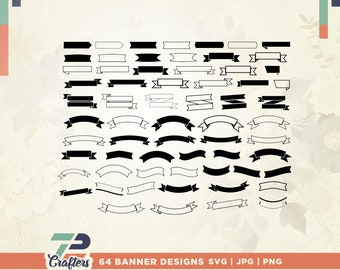 Banner Svg, Banner Svg Bundle, Banner Clipart, Banner Png, Banner Vector, Banner Outline, Ribbon Svg, Ribbon Banner Svg, Banner, Banners Svg