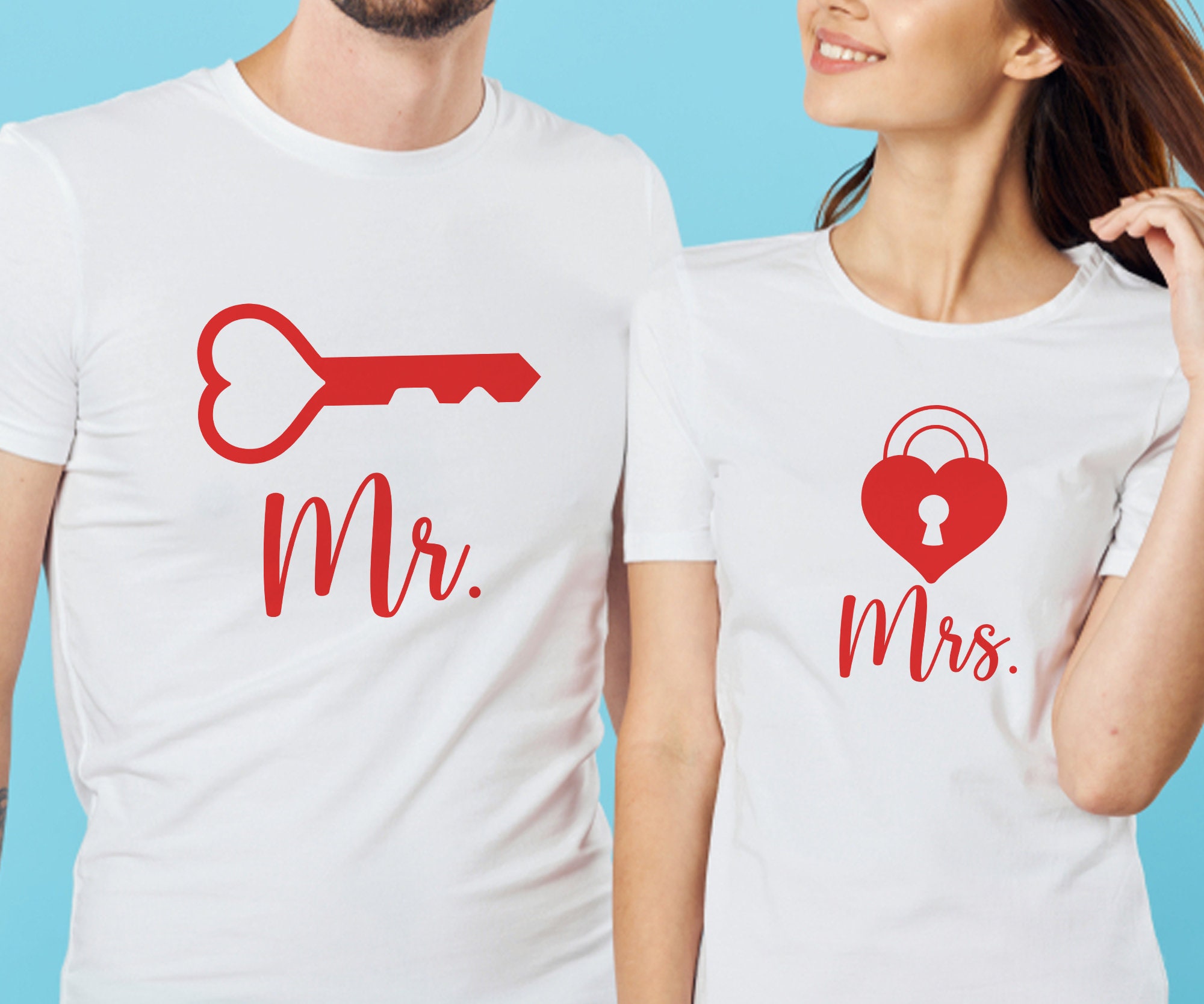 Lock and Key SVG, Couple Svg, His & Her Svg, Matching Shirts Svg ...