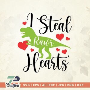 Valentine Dinosaur SVG, Boys Valentine SVG, Funny Kids Valentines Day shirt SVG, Kids Birthday Svg, Svg Files For Cricut, Sublimation