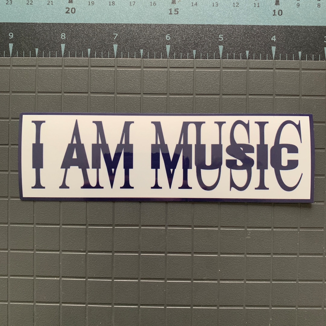 Playboi carti i am music sticker ultra premium carti decal uv and water