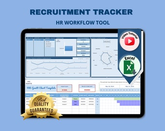Hiring Tracker: HR Recruitment Dashboard in Excel
