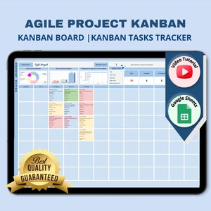 Kanban Board Planner: Agile project workflow for Team Collaboration and Project Management, with Progress Dashboard and Kanban Calendar