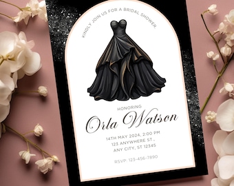 Little Black Dress Bridal Shower Bundle, Little Black Dres Bridal Shower  Invitation, Little Black Dress Bridal Shower Decor - Etsy