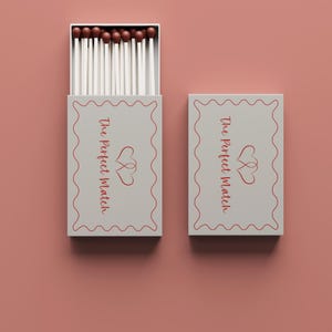 Editable Matchbox Wedding Favor Template, Custom Matchbook Printable, Unique Wedding Gift, Bridesmaid Gift, Bachelorette Favors