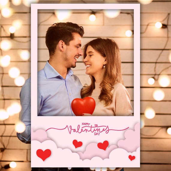 Cornice Foto Personalizzata Con Illustrazione Abbraccio D'infanzia, Regalo Di San Valentino Per Coppie, Legno Massello Con Nomi E Foto, Romantica Decorazione Da Parete O Tavolo